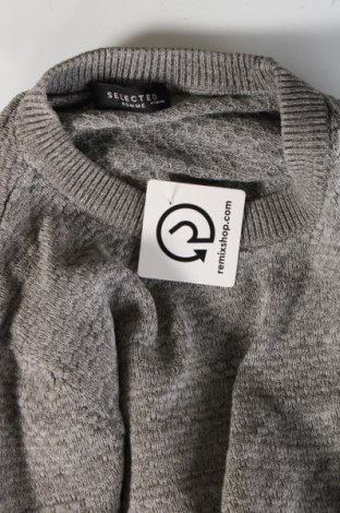 Herrenpullover Selected Homme, Größe L, Farbe Grau, Preis 21,48 €