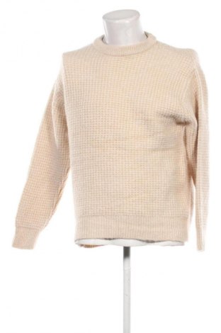 Herrenpullover Zara, Größe M, Farbe Ecru, Preis 22,49 €