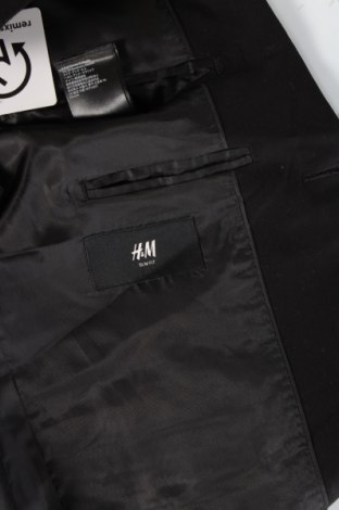 Ανδρικό σακάκι H&M, Μέγεθος L, Χρώμα Μαύρο, Τιμή 17,49 €