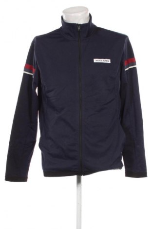 Bluză trening de bărbați Core By Jack & Jones, Mărime L, Culoare Albastru, Preț 88,99 Lei