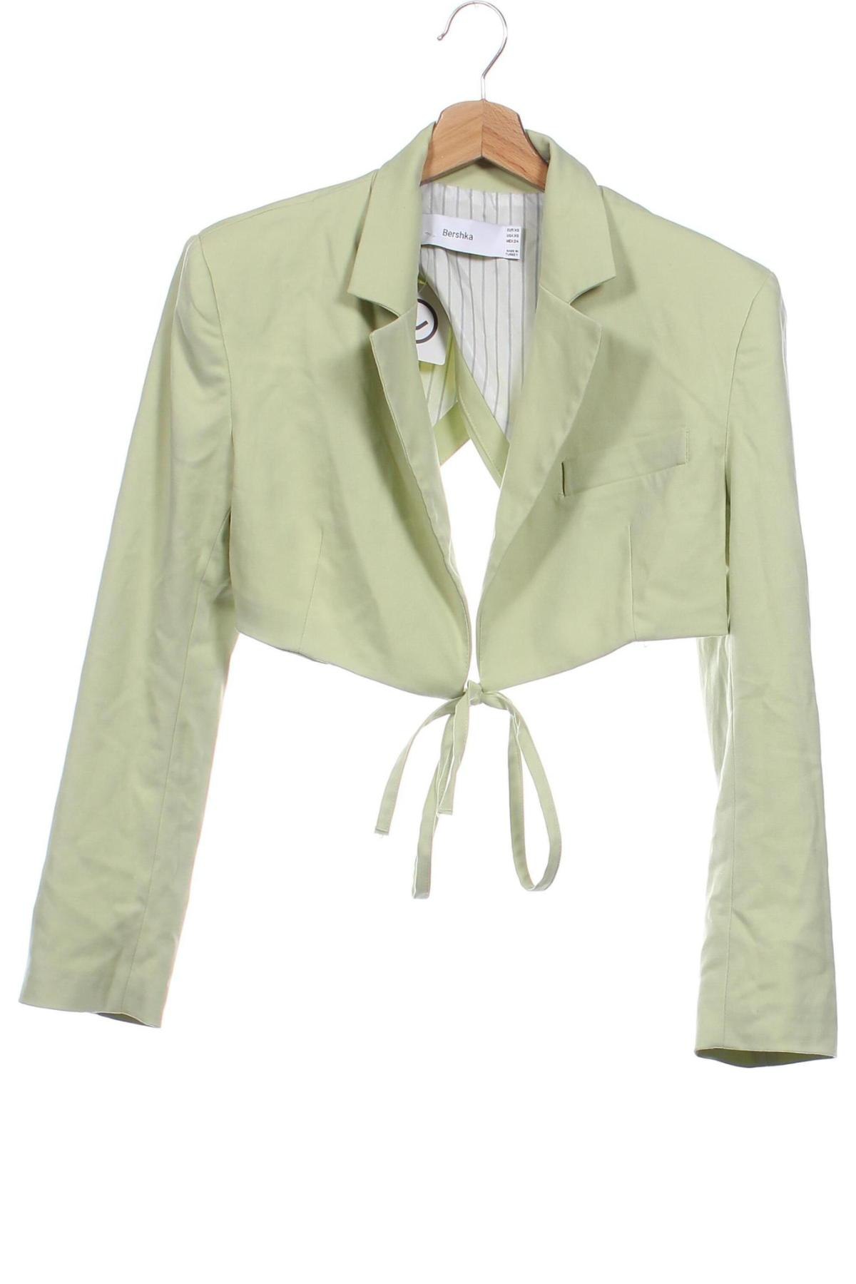 Bolero Bershka, Mărime XS, Culoare Verde, Preț 48,47 Lei