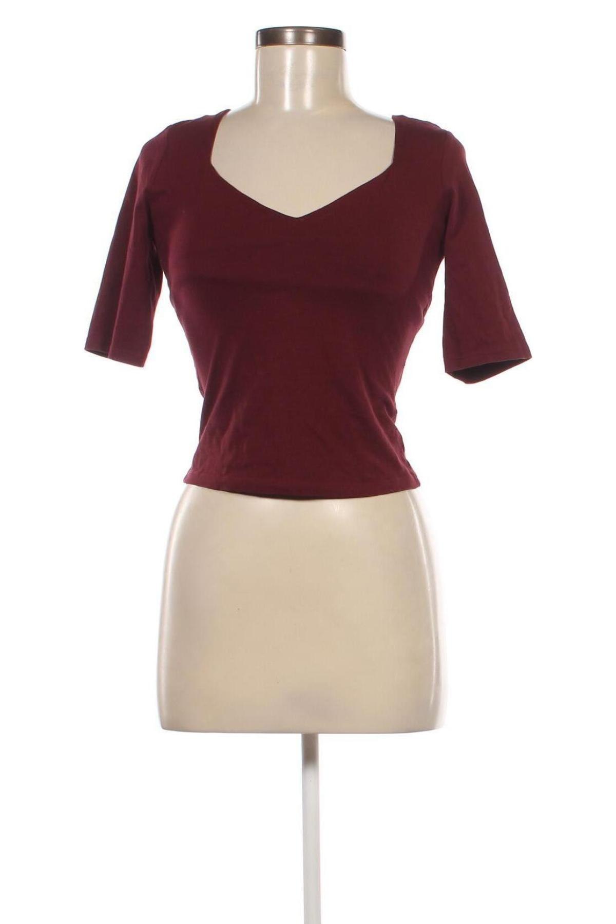 Damen Shirt Bershka, Größe M, Farbe Rot, Preis 9,79 €