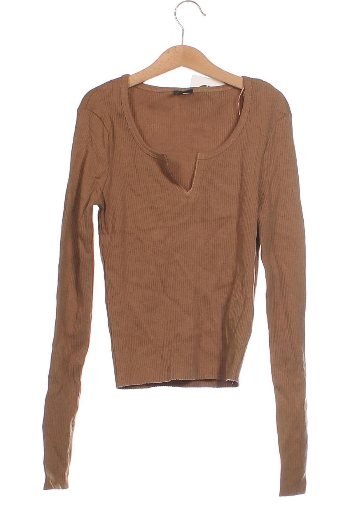 Damen Shirt Gina Tricot, Größe XS, Farbe Braun, Preis € 13,99