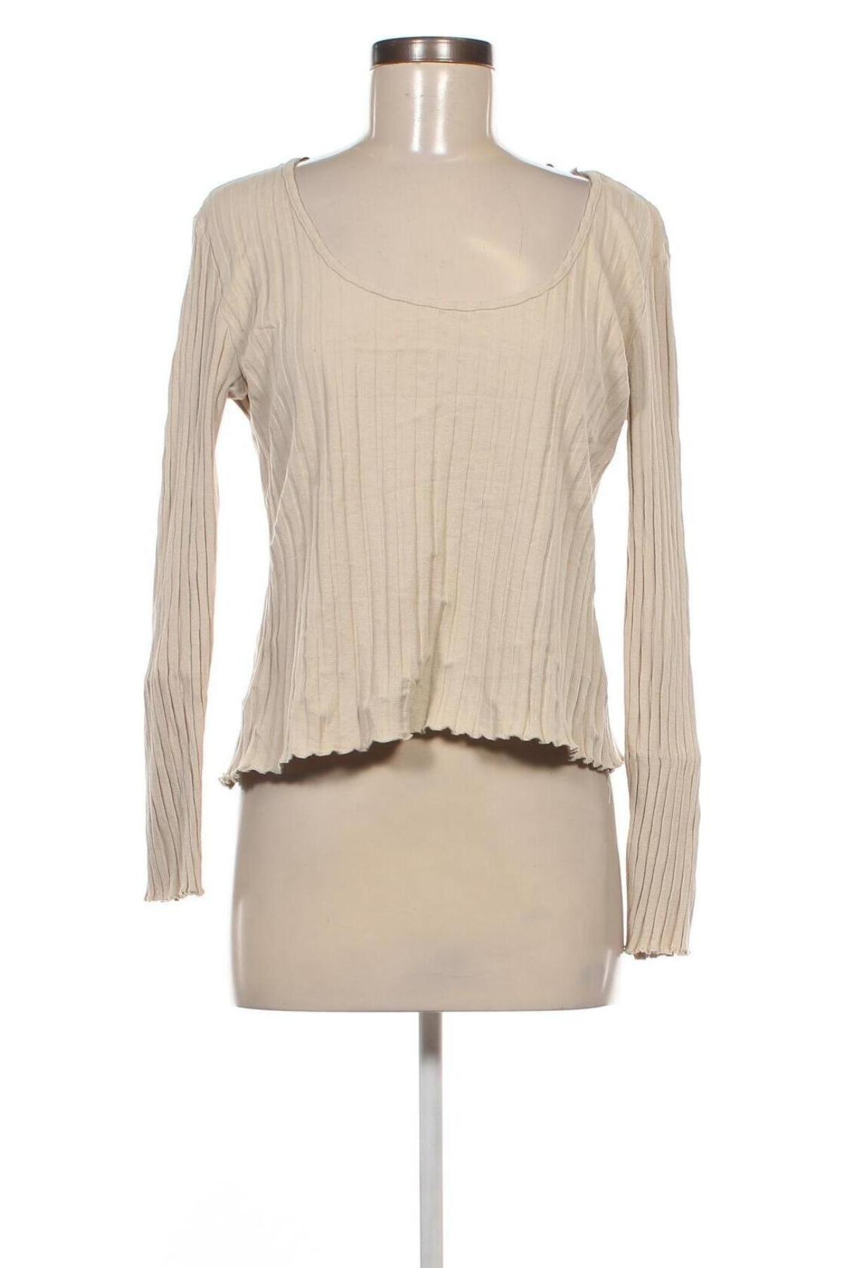 Damen Shirt H&M, Größe M, Farbe Beige, Preis 6,49 €