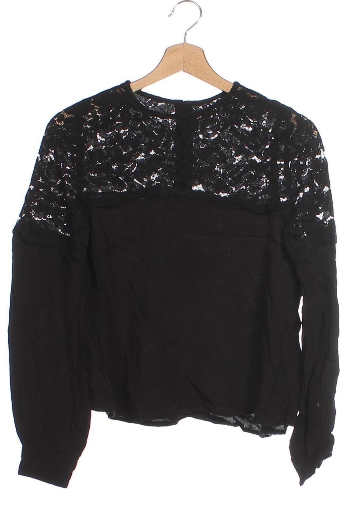 Bluză de femei H&M, Mărime XS, Culoare Negru, Preț 62,99 Lei