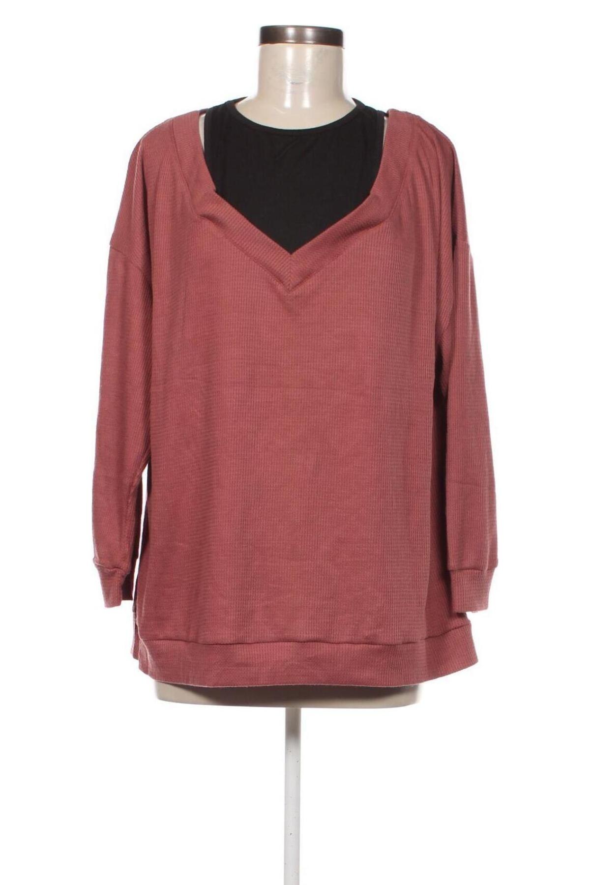 Damen Shirt SHEIN, Größe XL, Farbe Aschrosa, Preis € 5,99