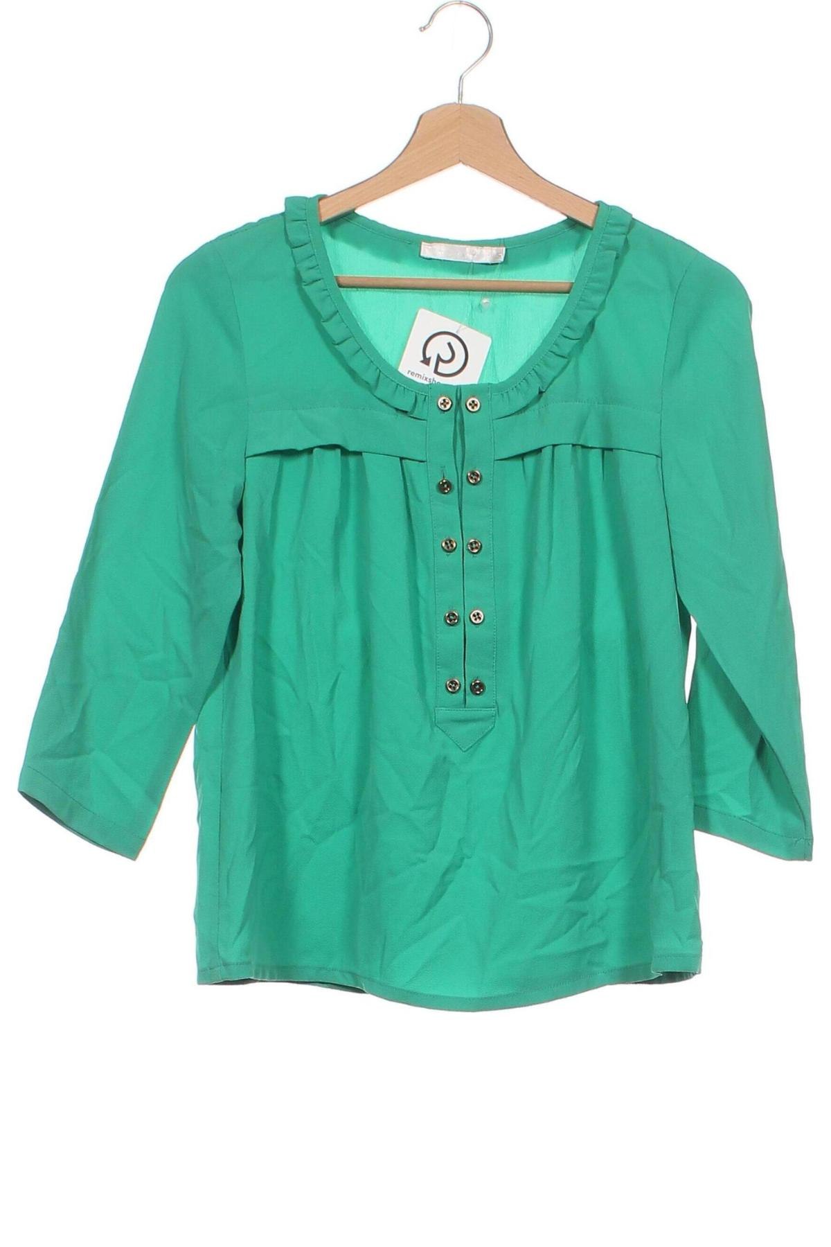 Damen Shirt See U Soon, Größe XXS, Farbe Grün, Preis 10,99 €