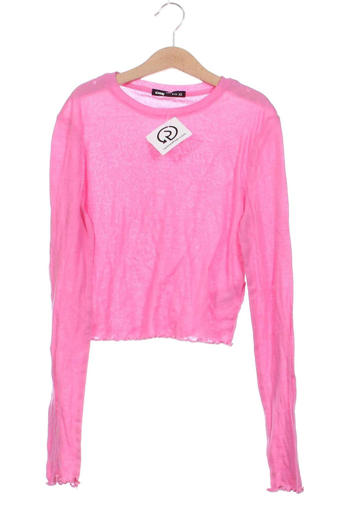 Damen Shirt Sinsay, Größe XS, Farbe Rosa, Preis 9,72 €