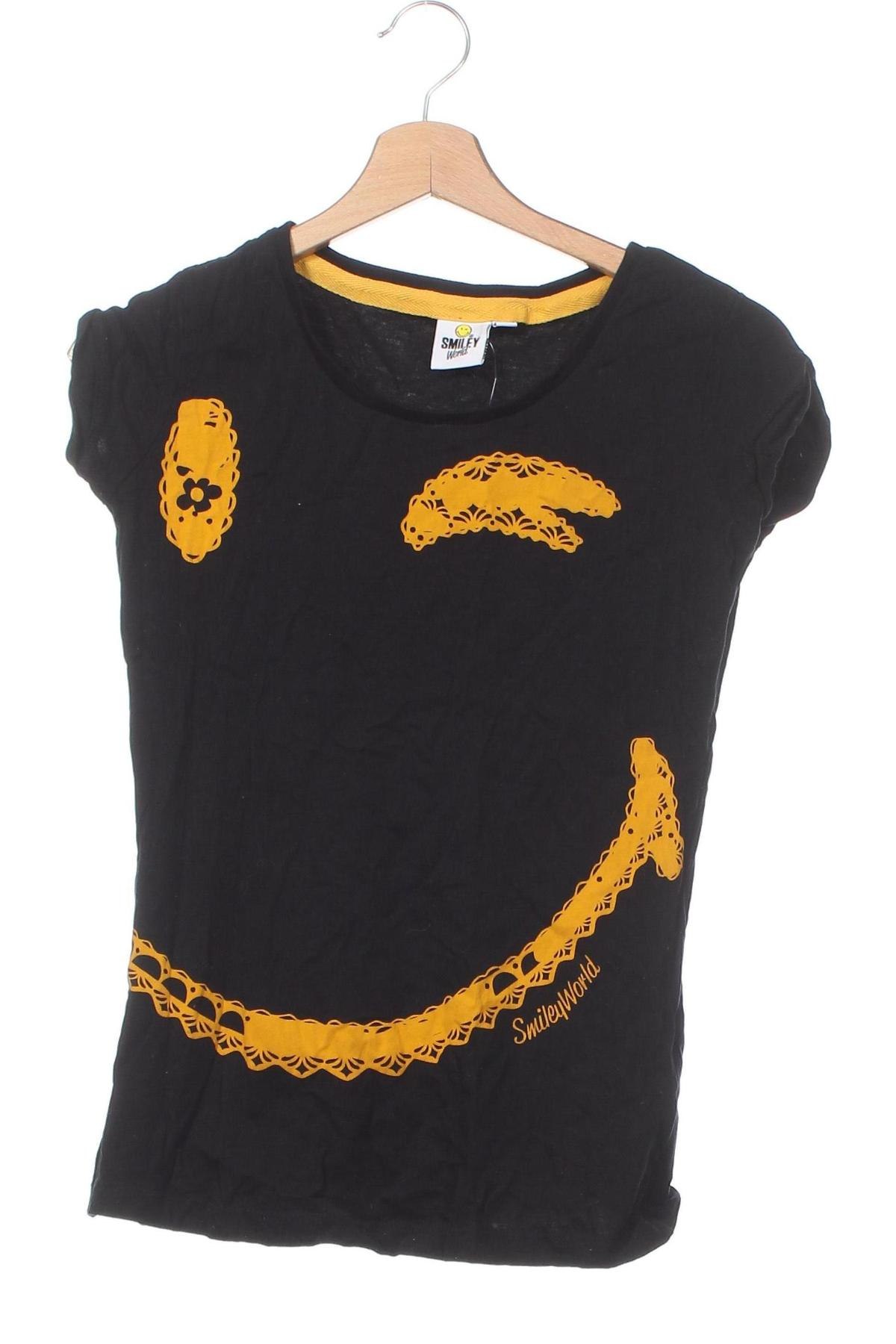 Damen Shirt Smiley World, Größe XS, Farbe Schwarz, Preis 6,99 €