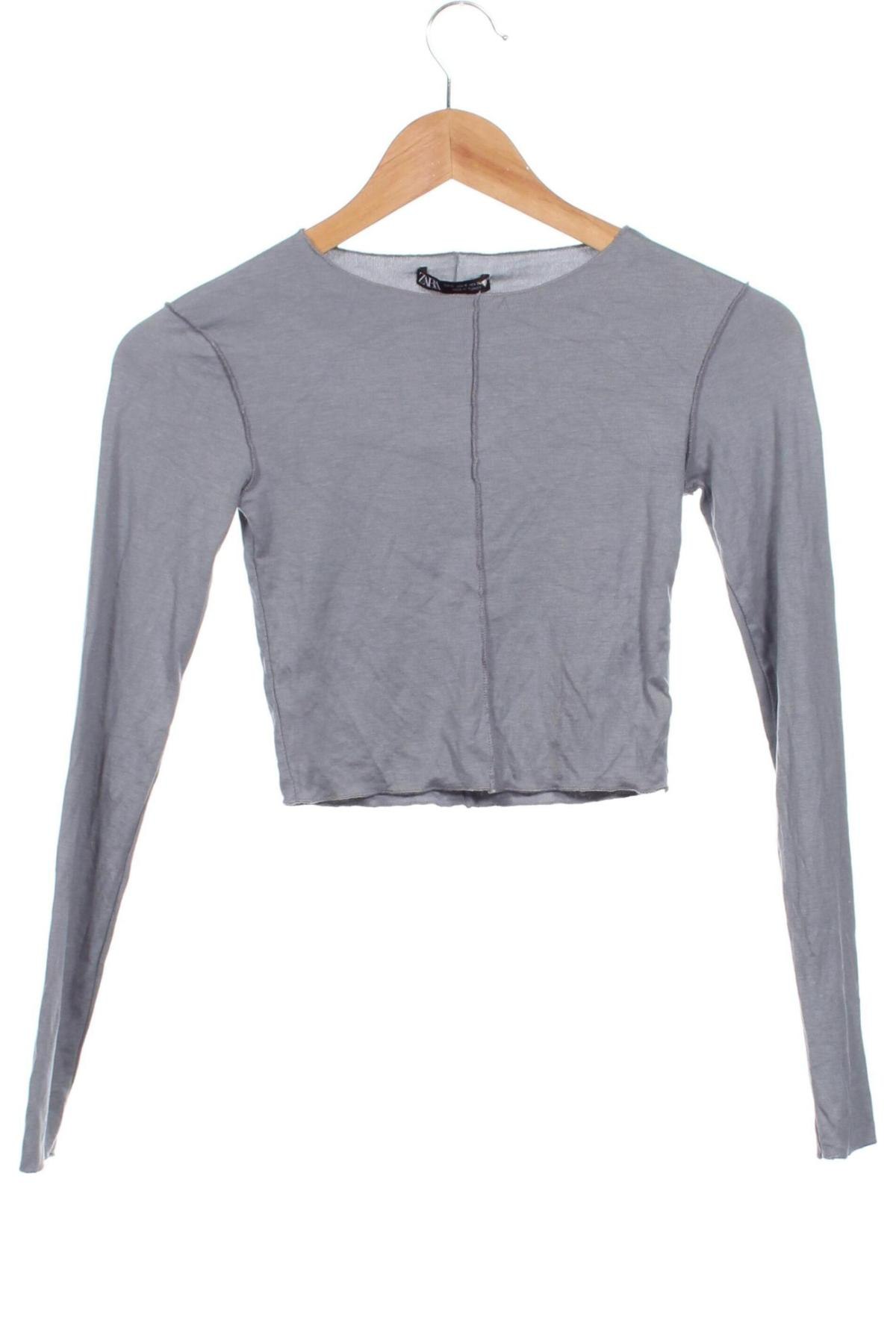 Damen Shirt Zara, Größe XS, Farbe Grau, Preis 8,99 €