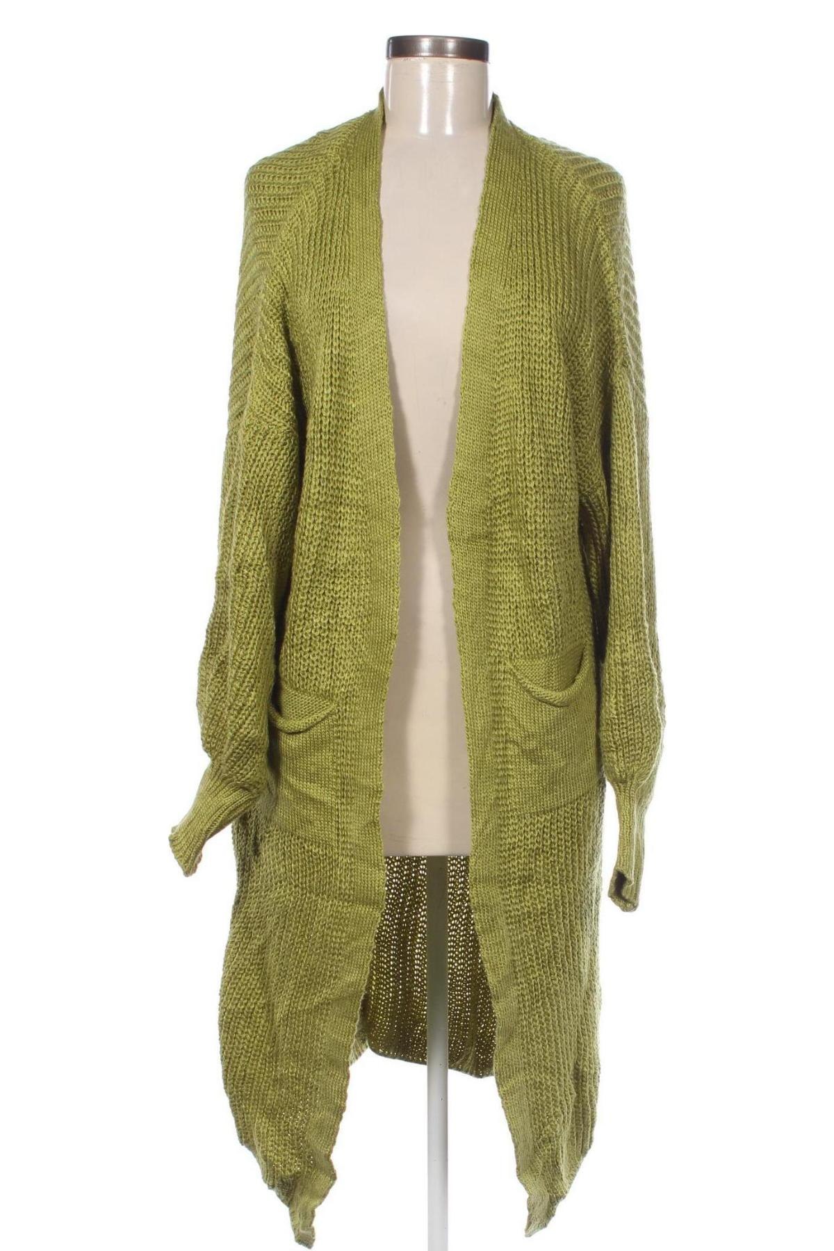 Cardigan de damă, Mărime L, Culoare Verde, Preț 95,99 Lei