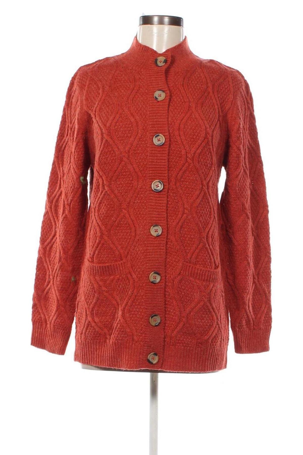 Damen Strickjacke Damart, Größe L, Farbe Rot, Preis 8,99 €