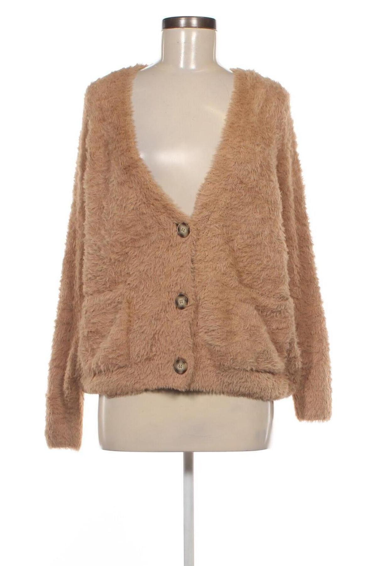 Cardigan de damă Defacto, Mărime M, Culoare Bej, Preț 62,99 Lei