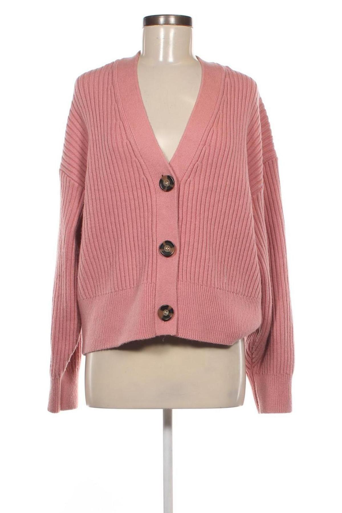 Cardigan de damă H&M, Mărime M, Culoare Roz, Preț 62,99 Lei