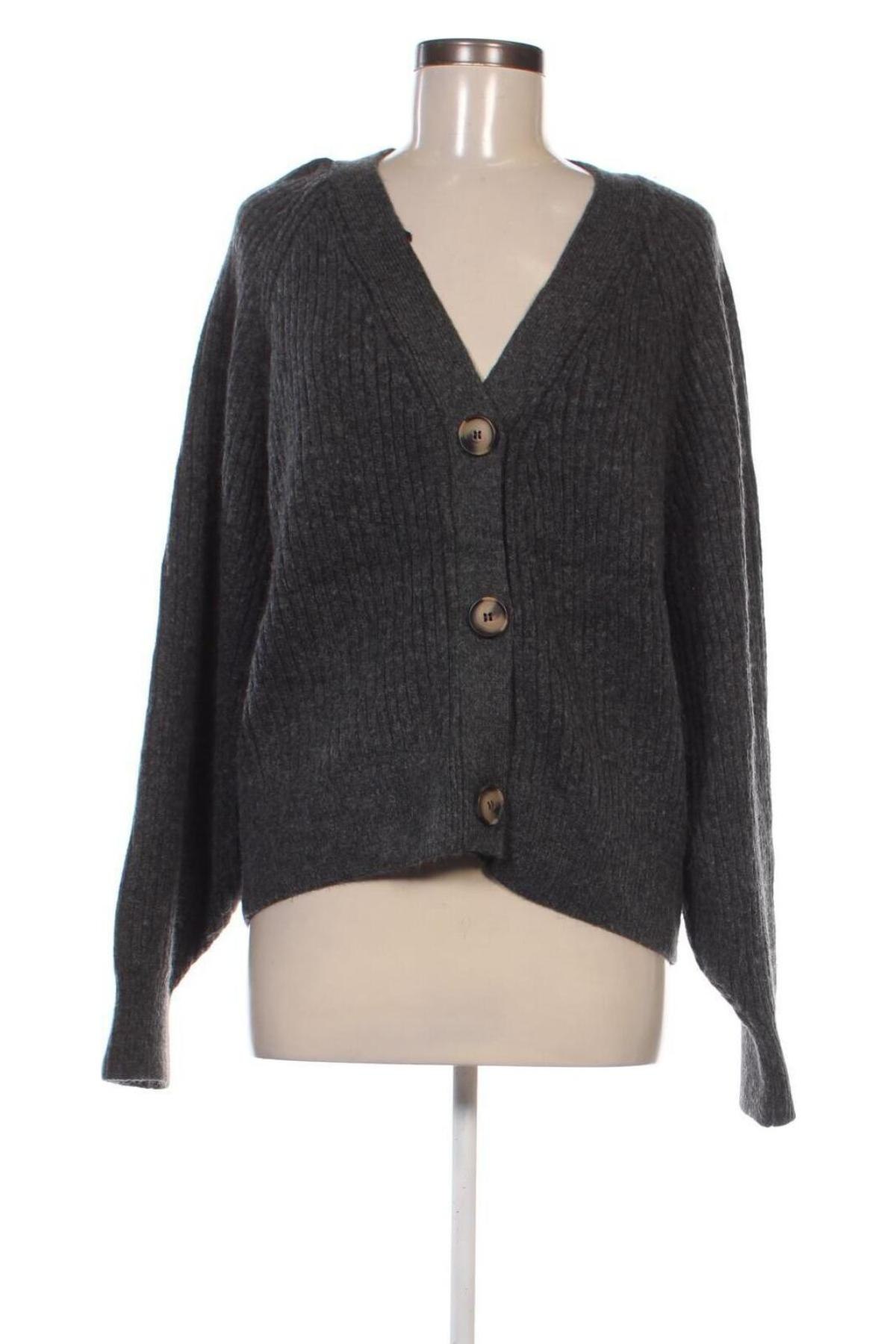 Cardigan de damă H&M, Mărime L, Culoare Gri, Preț 95,99 Lei