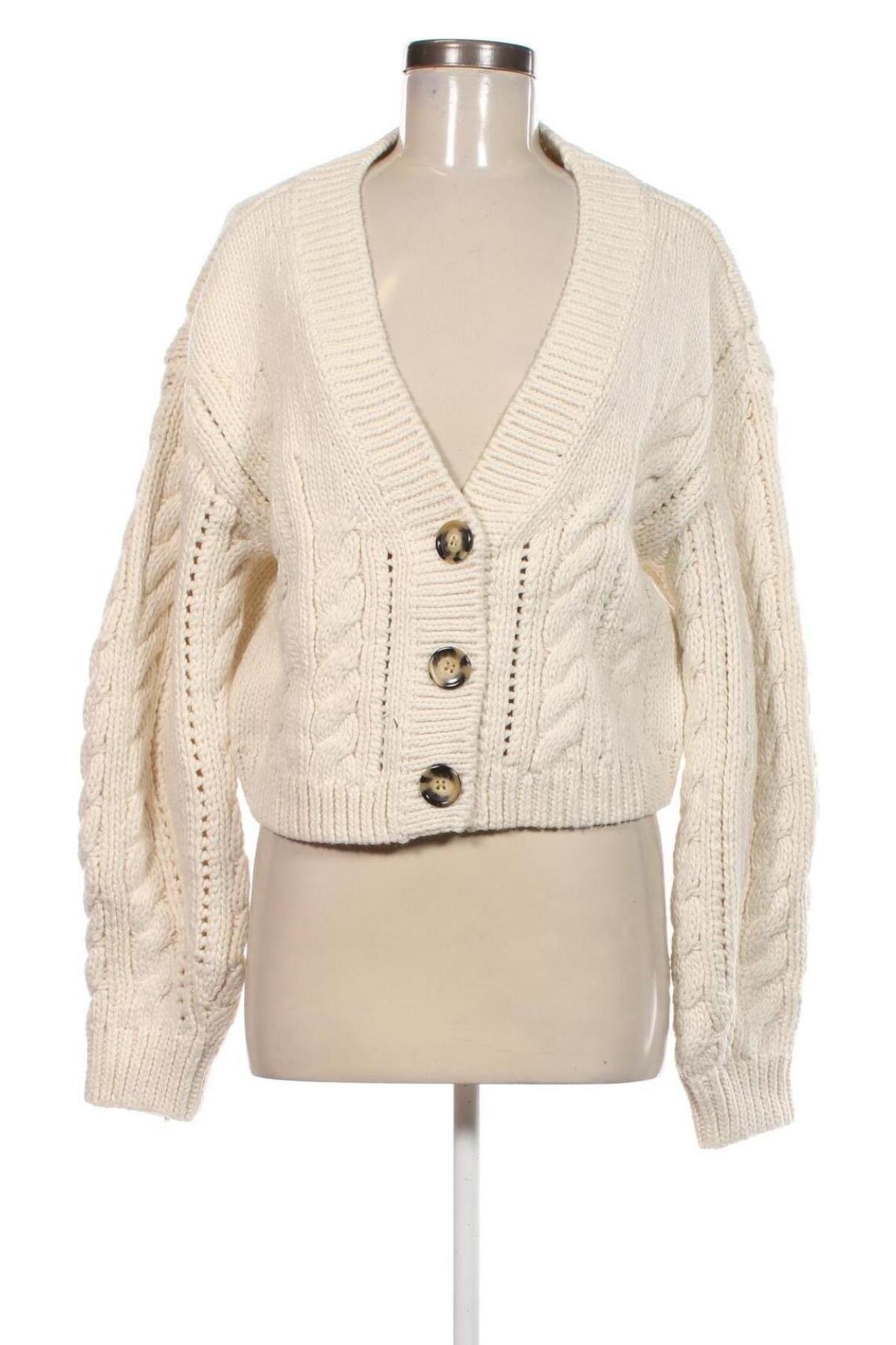 Cardigan de damă H&M, Mărime M, Culoare Bej, Preț 95,99 Lei