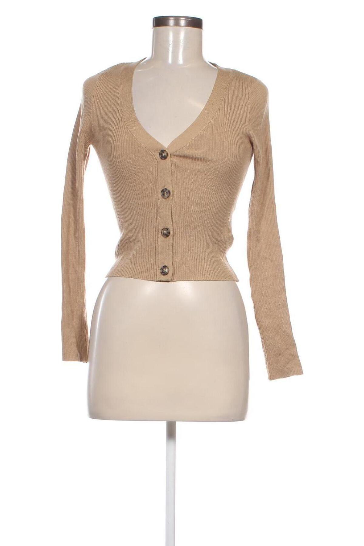 Damen Strickjacke H&M Divided, Größe S, Farbe Beige, Preis € 20,49