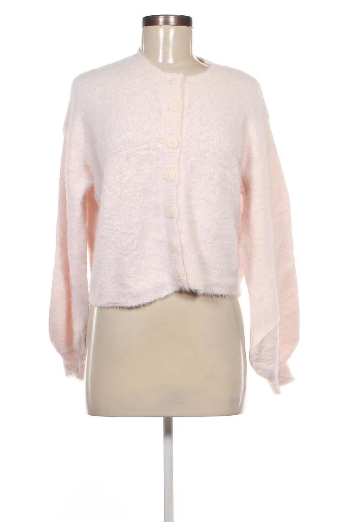 Cardigan de damă Stradivarius, Mărime S, Culoare Ecru, Preț 62,99 Lei