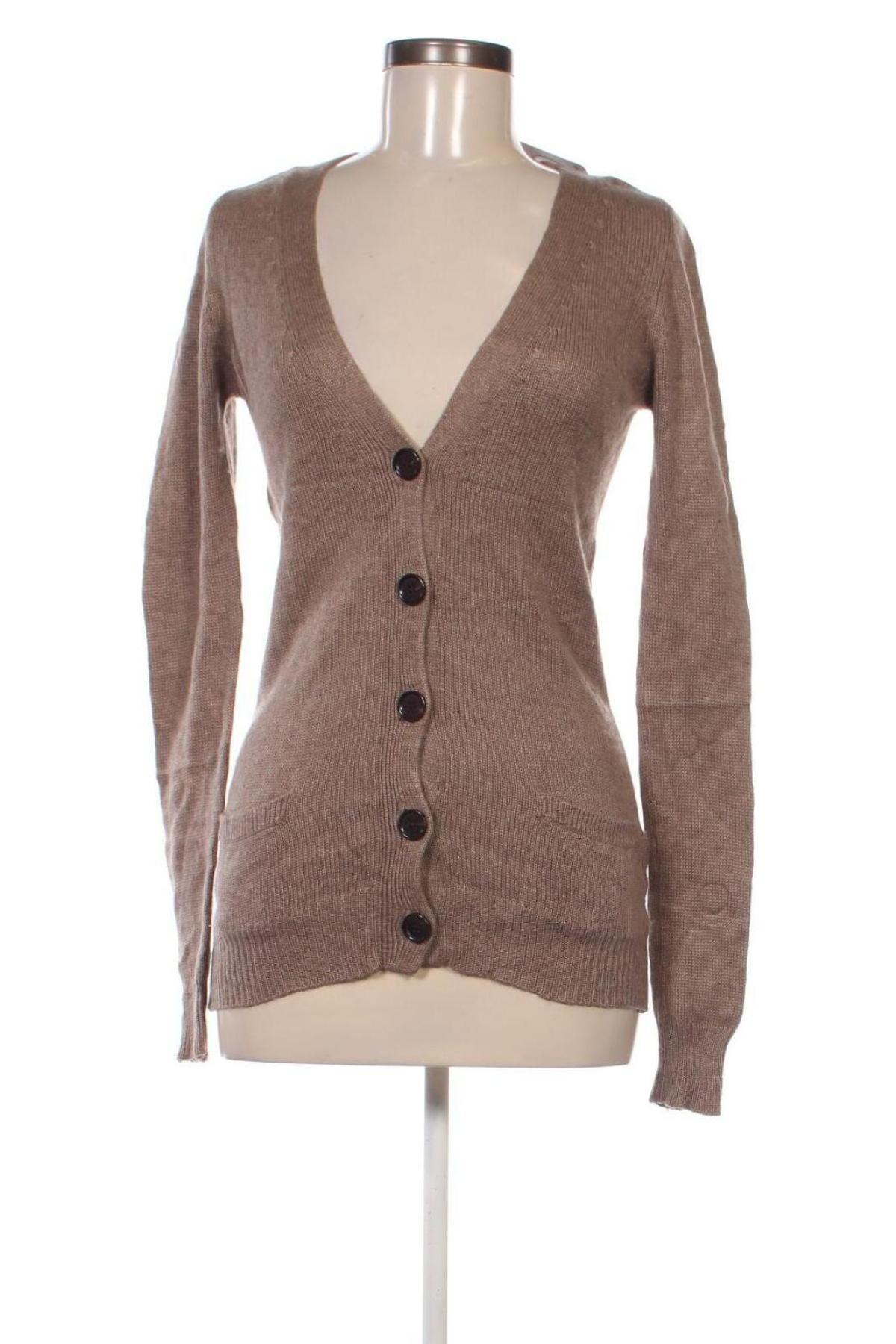 Damen Strickjacke Zara, Größe S, Farbe Braun, Preis 18,99 €