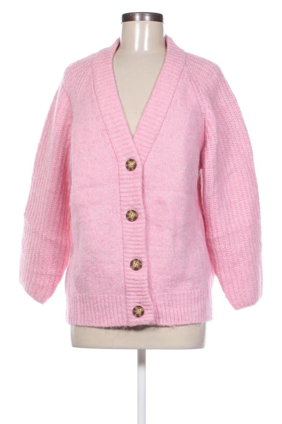 Damen Strickjacke Zara, Größe M, Farbe Rosa, Preis 18,99 €