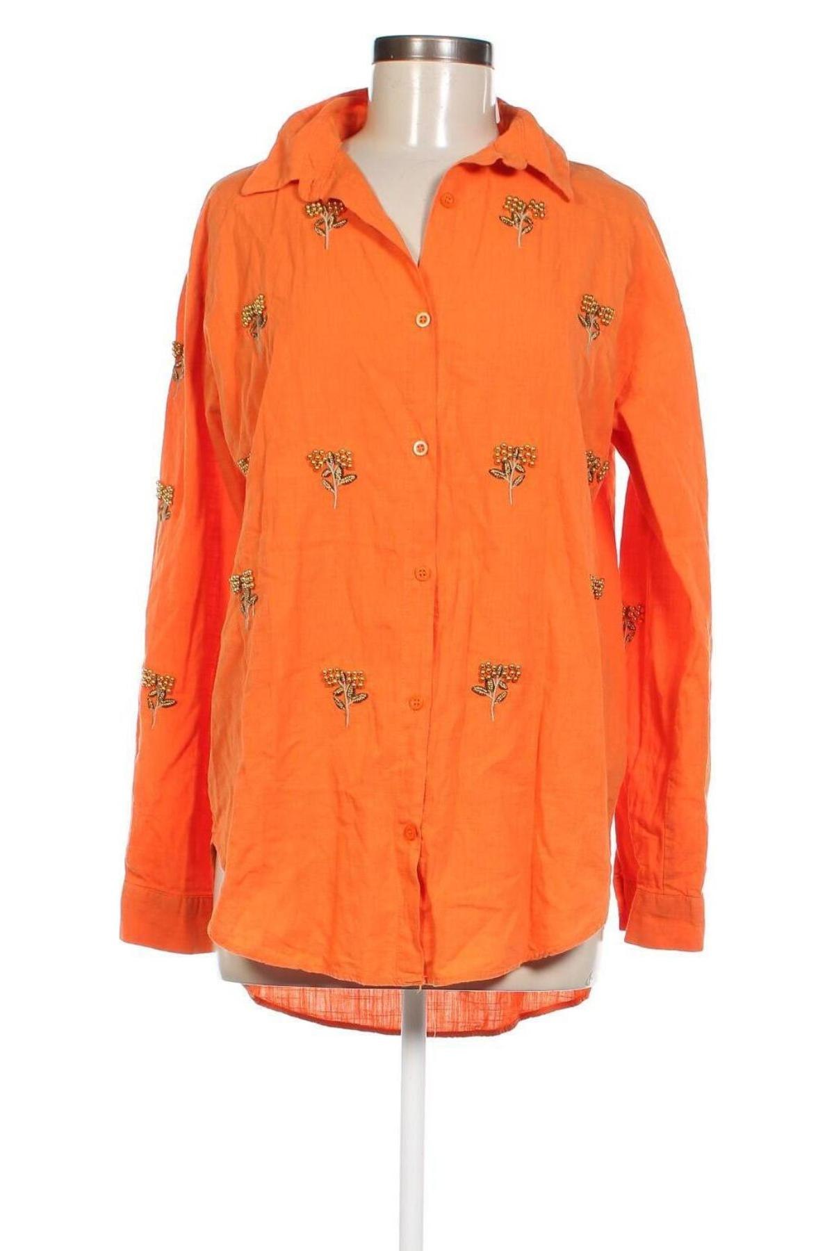 Damenbluse, Größe M, Farbe Orange, Preis € 13,00