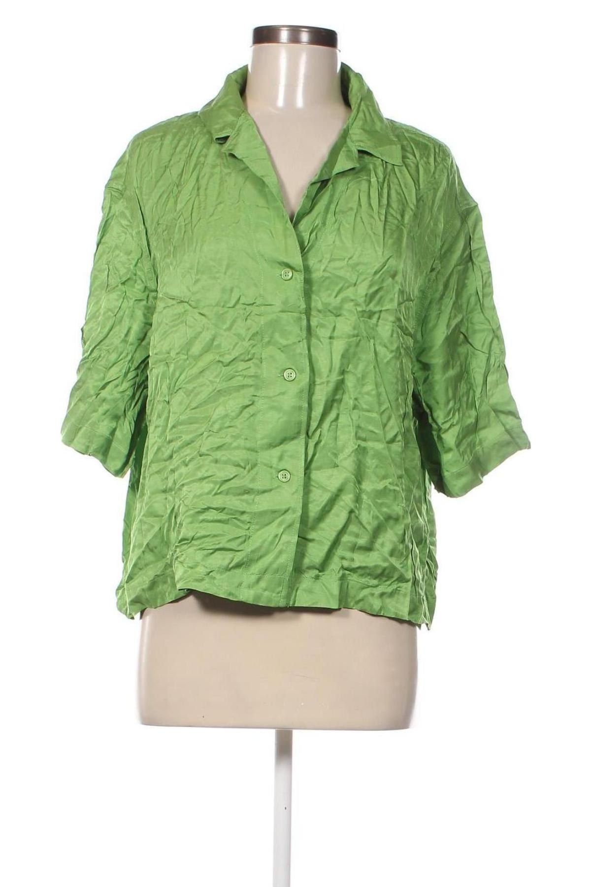 Cămașă de femei H&M, Mărime M, Culoare Verde, Preț 35,99 Lei