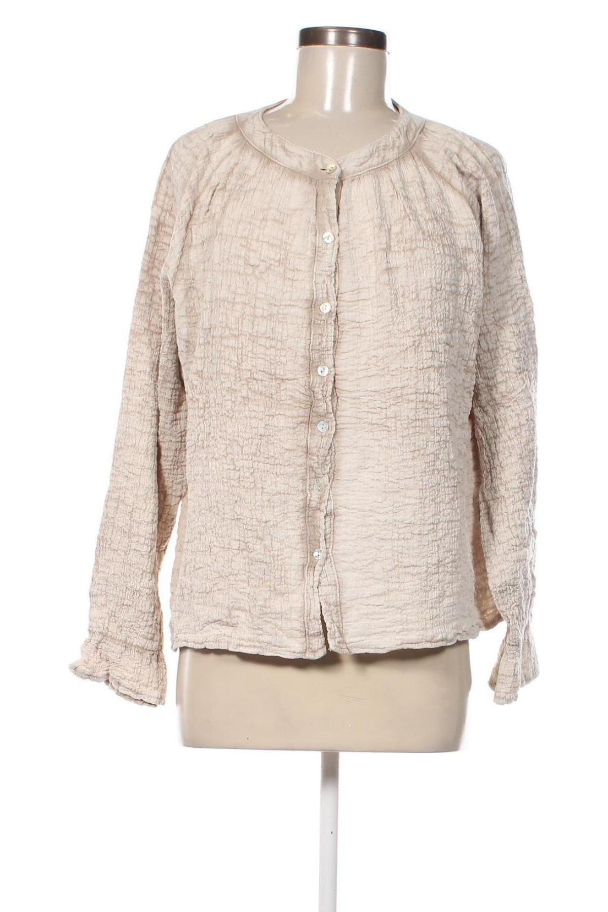 Damenbluse Made In Italy, Größe M, Farbe Beige, Preis 17,99 €