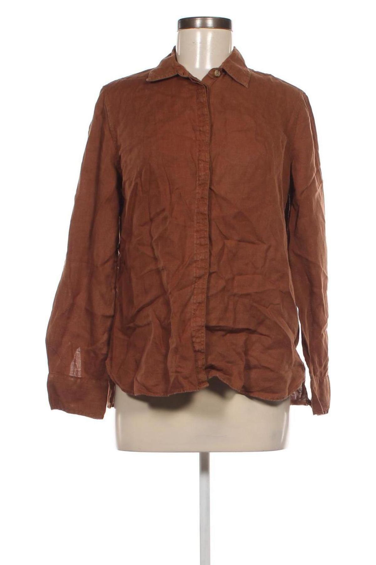 Damenbluse Massimo Dutti, Größe M, Farbe Braun, Preis 38,49 €