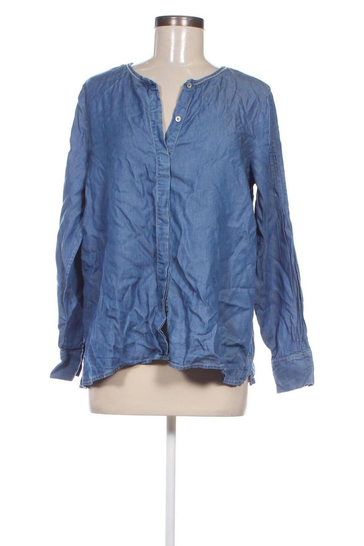 Damenbluse Massimo Dutti, Größe L, Farbe Blau, Preis € 31,99