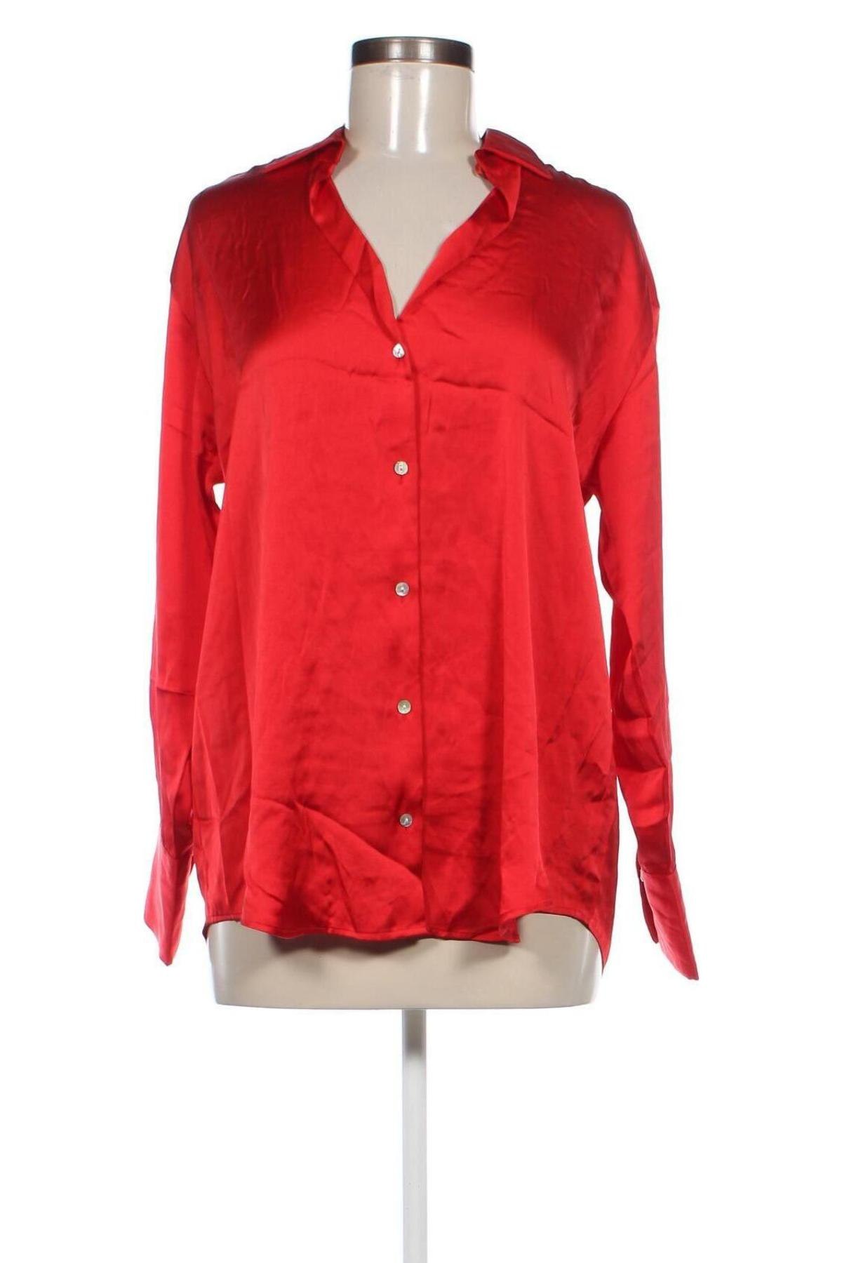 Damenbluse Zara, Größe S, Farbe Rot, Preis 18,99 €