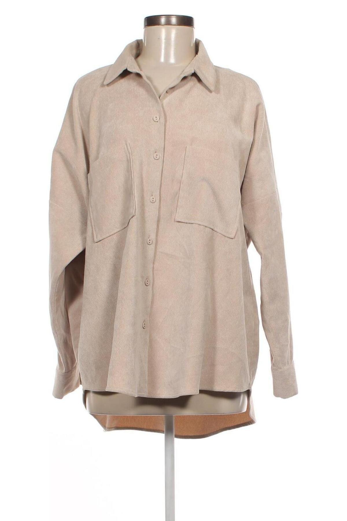 Damenbluse Zara, Größe L, Farbe Beige, Preis 8,99 €