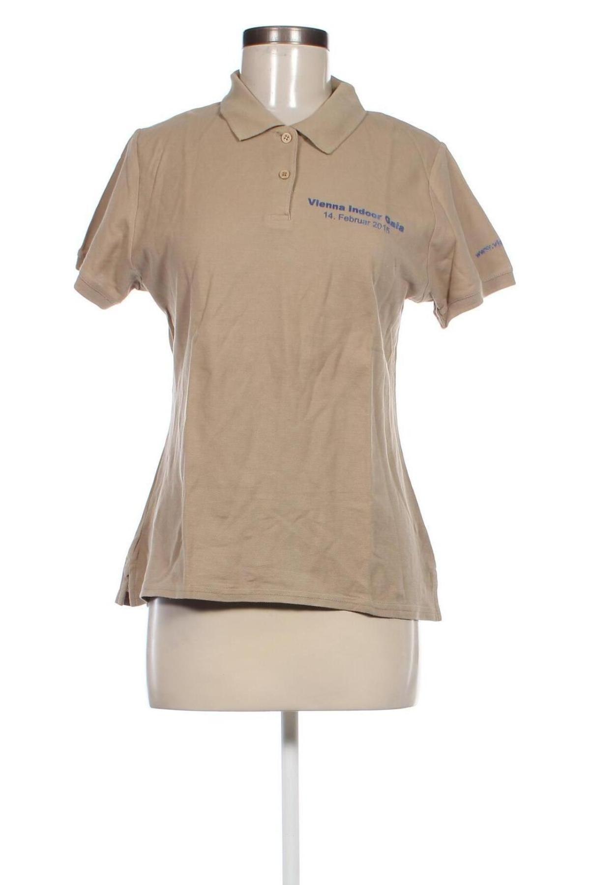 Damen T-Shirt Fruit Of The Loom, Größe L, Farbe Beige, Preis 6,99 €