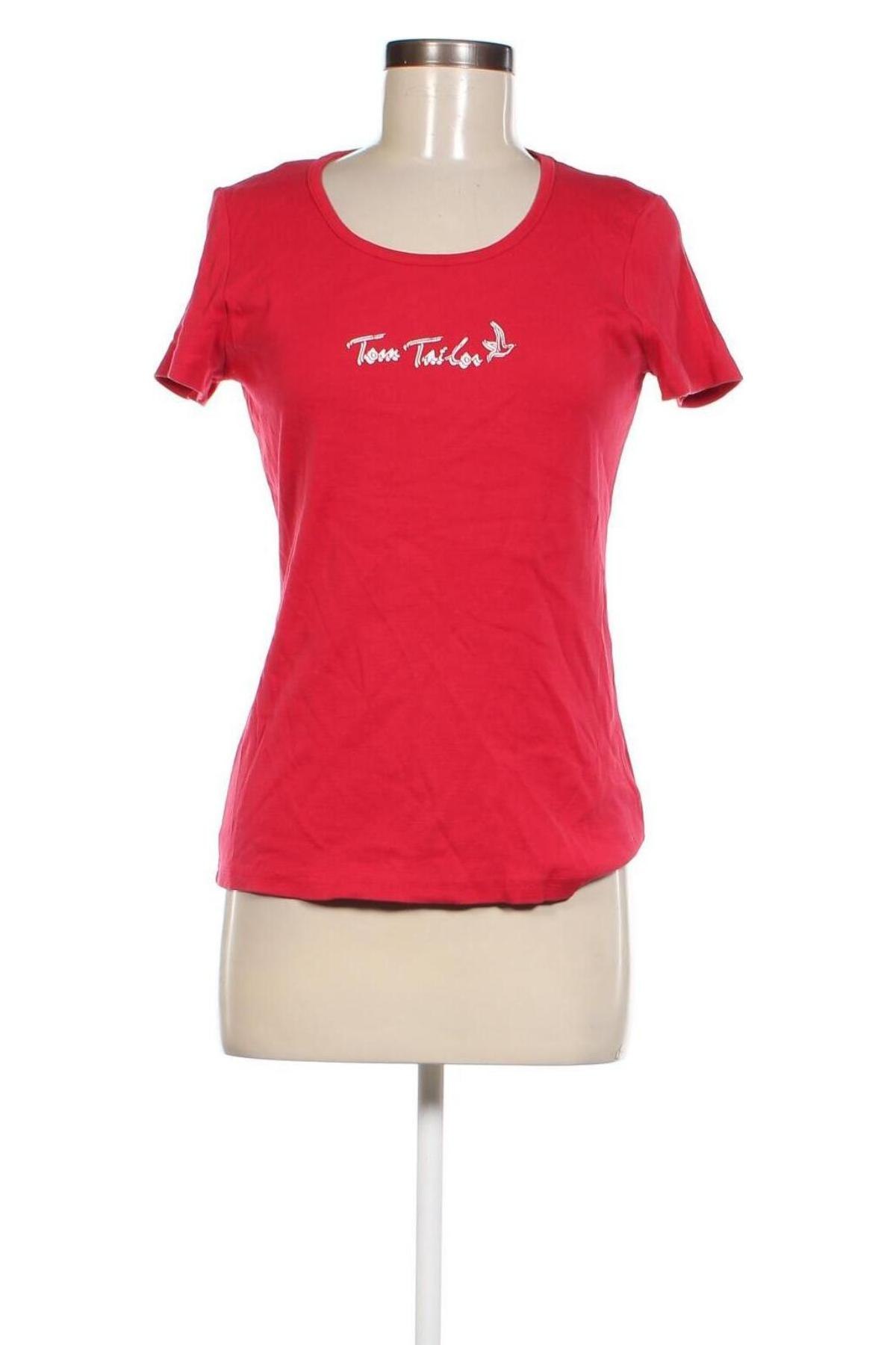 Damen T-Shirt Tom Tailor, Größe L, Farbe Rot, Preis € 12,99