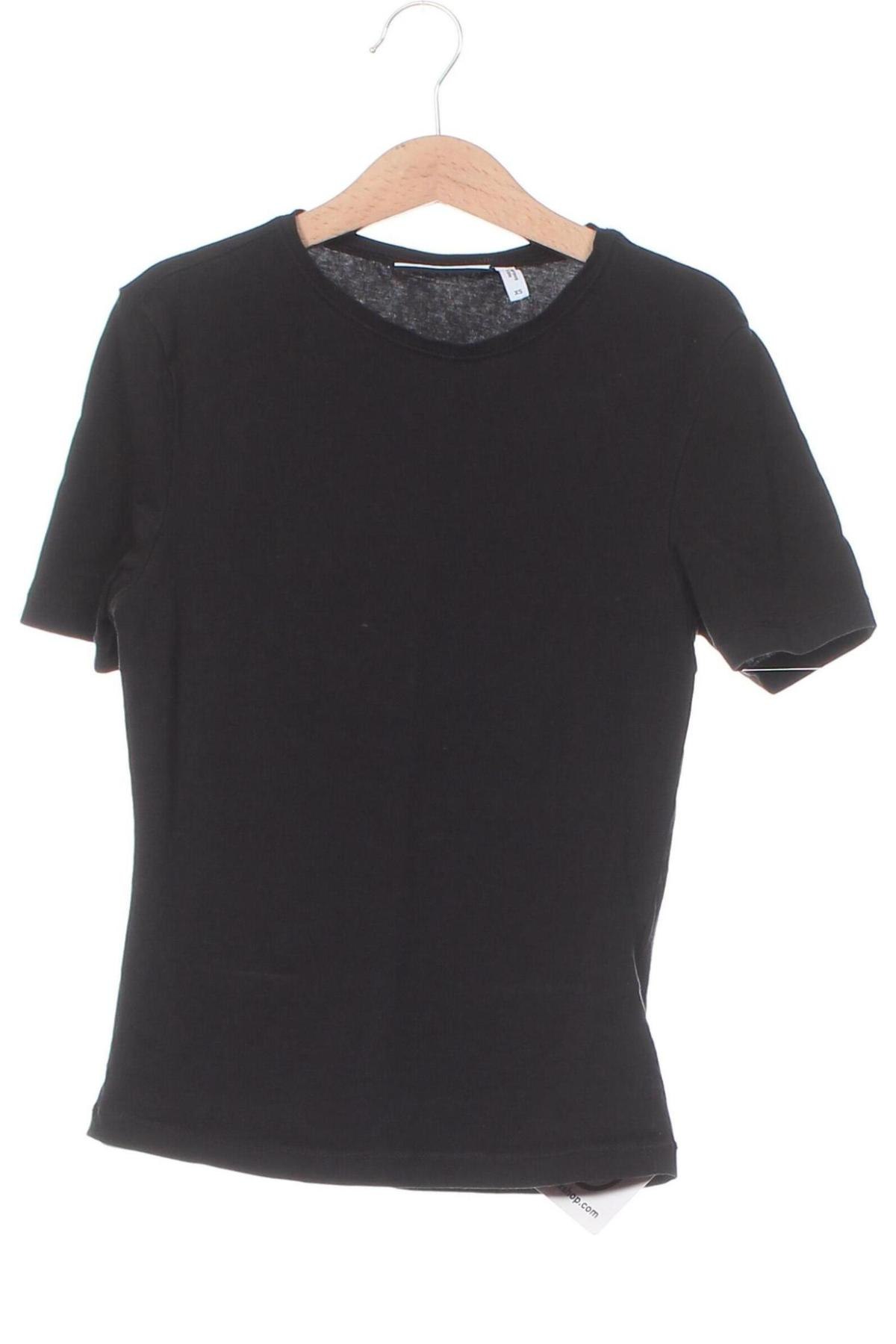 Damen T-Shirt Weekday, Größe XS, Farbe Schwarz, Preis € 6,14