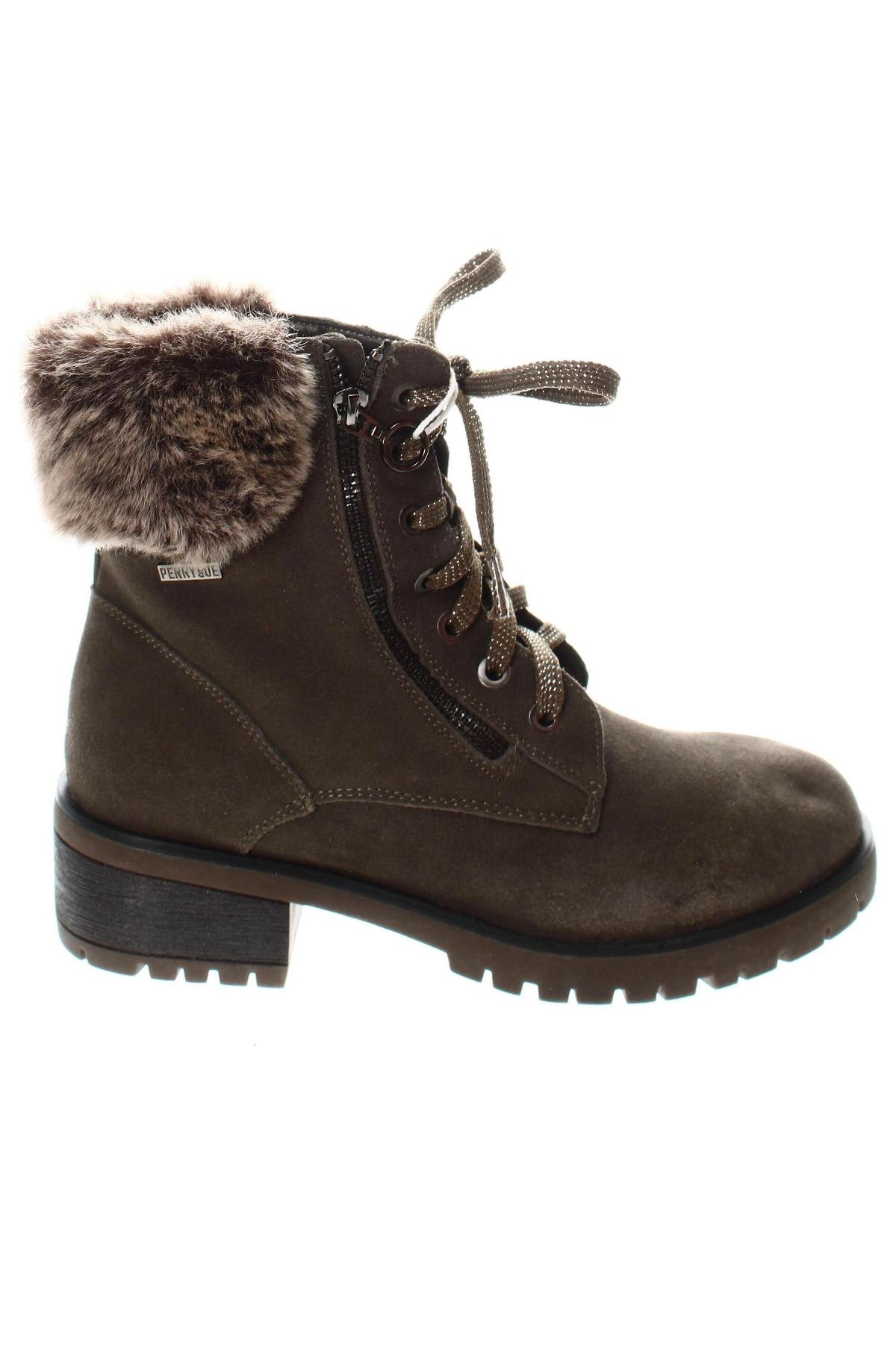 Damen Stiefeletten, Größe 39, Farbe Grün, Preis 86,49 €