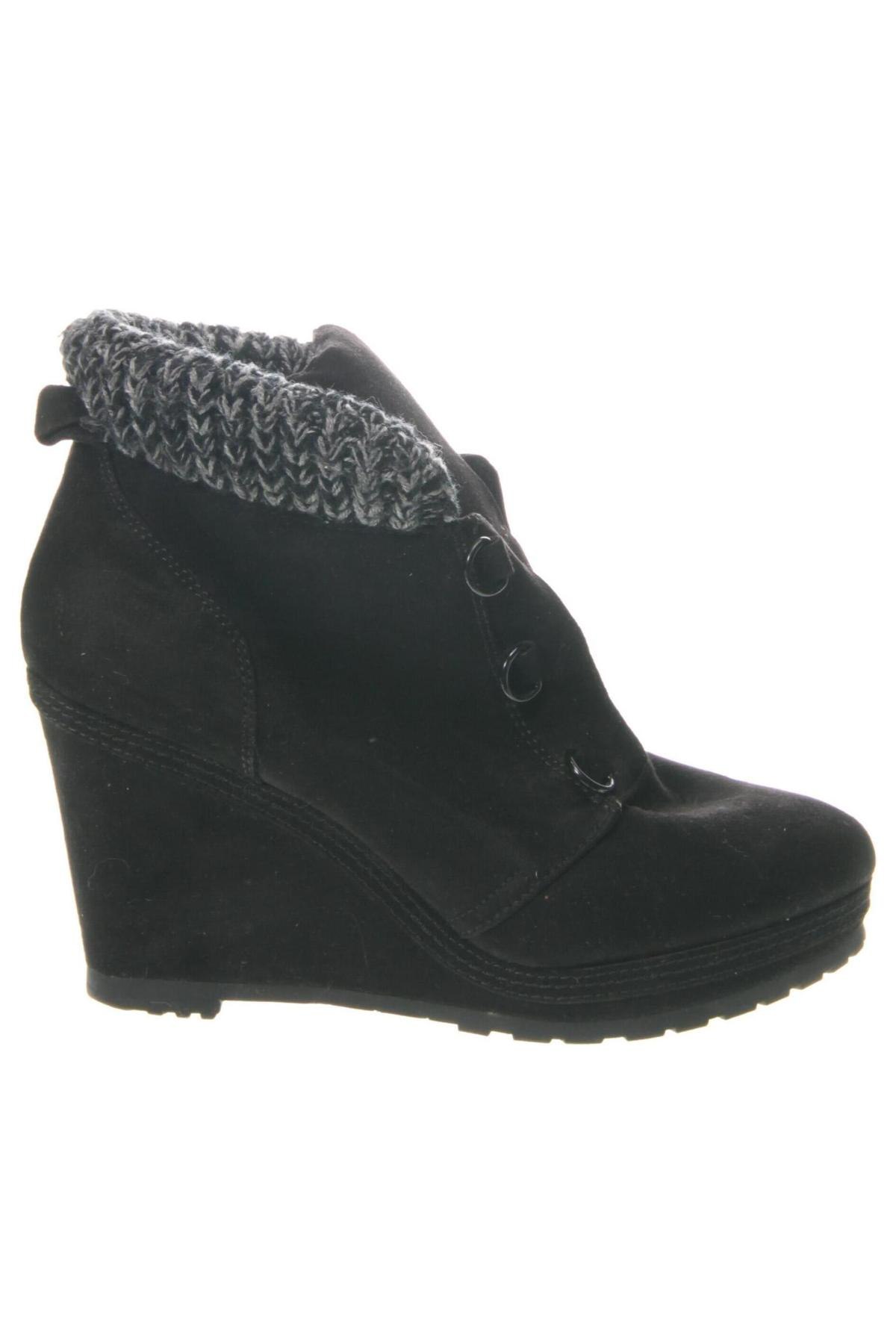 Damen Stiefeletten Bershka, Größe 37, Farbe Schwarz, Preis € 33,99