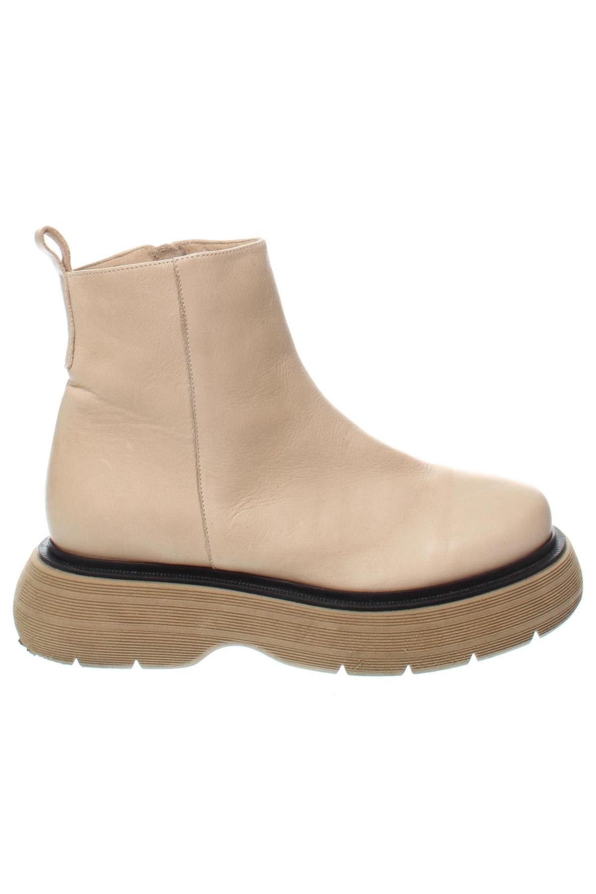 Damen Stiefeletten Hessnatur, Größe 39, Farbe Beige, Preis € 80,99