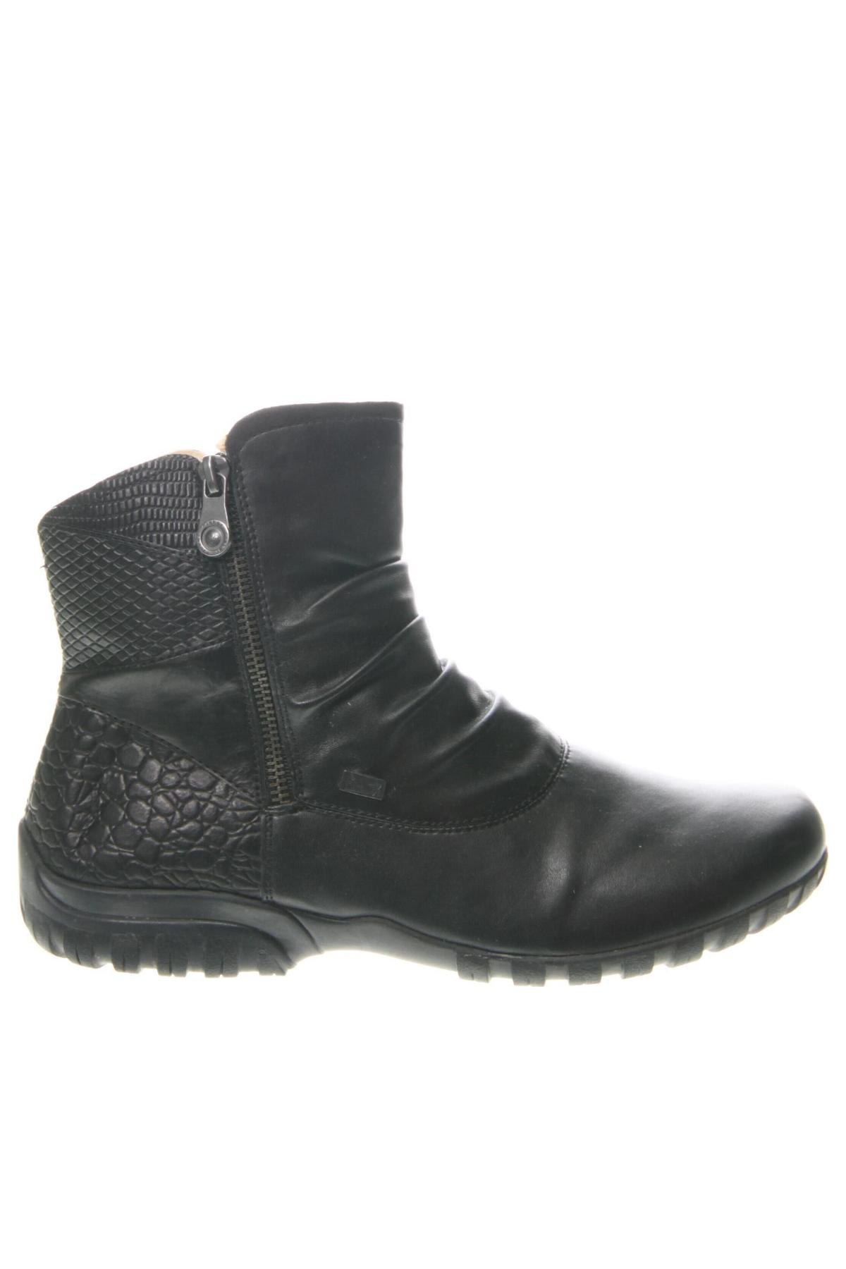 Botine de damă Rieker, Mărime 42, Culoare Negru, Preț 246,99 Lei