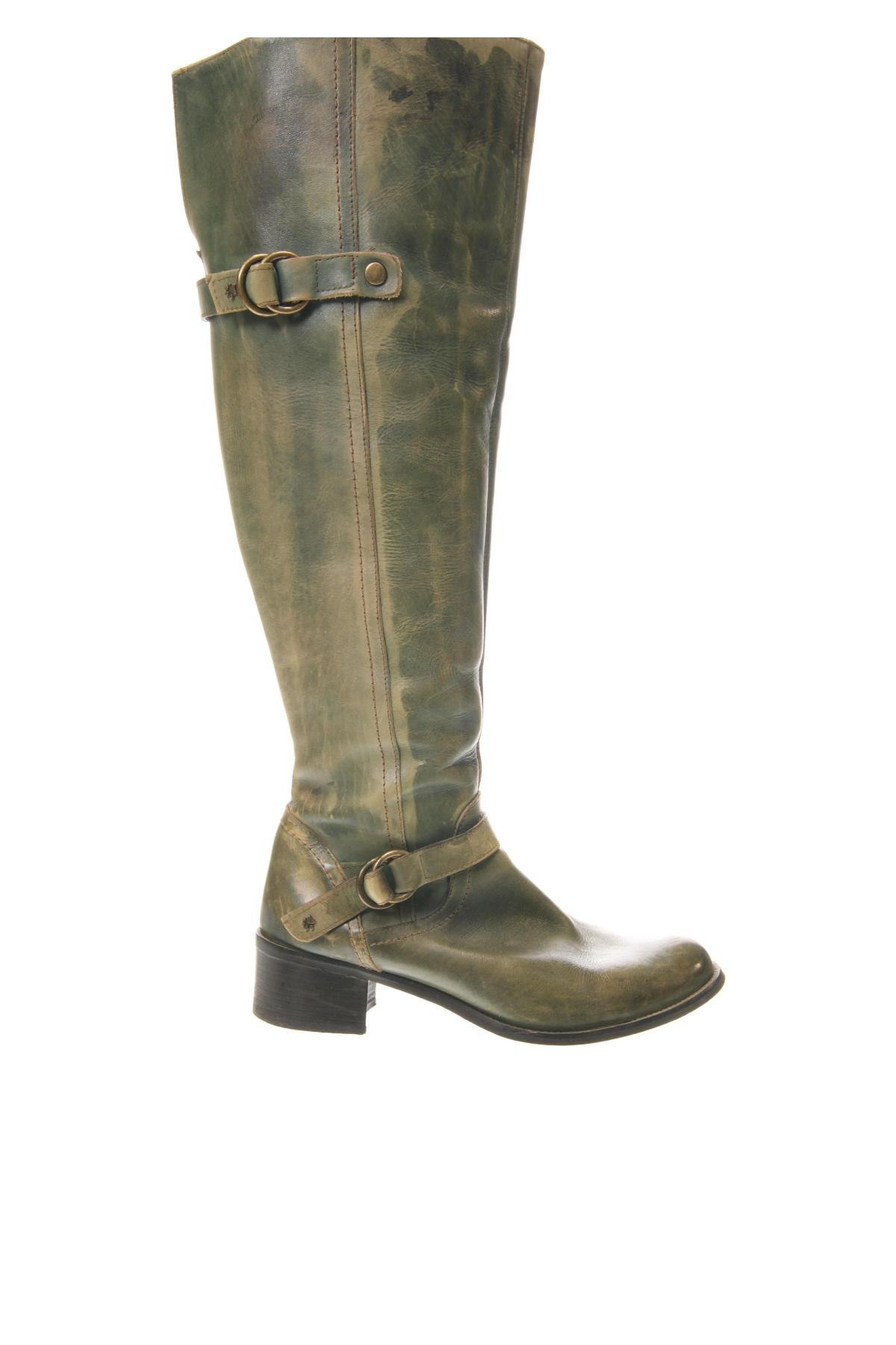 Damenstiefel, Größe 40, Farbe Grün, Preis € 65,95