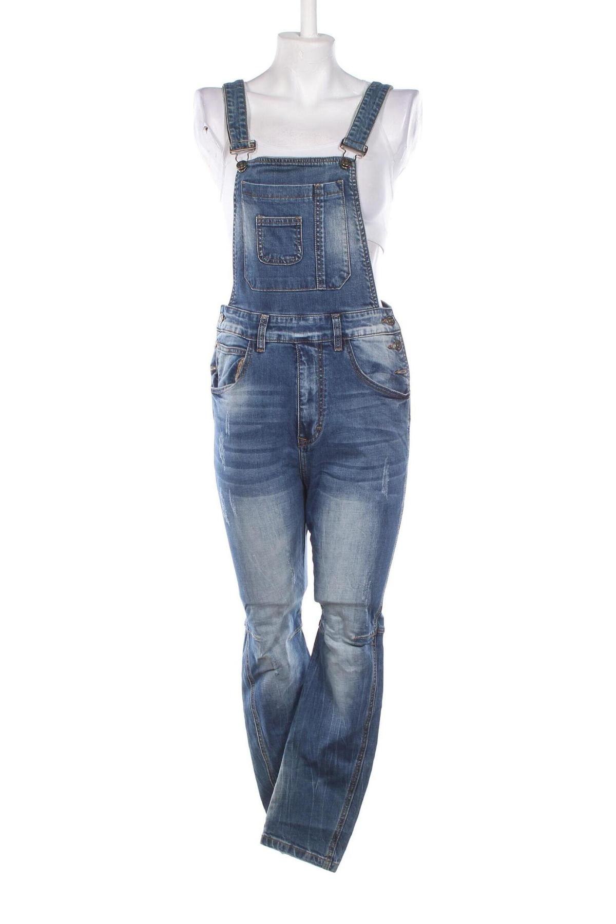 Langer Damen-Overall, Größe M, Farbe Blau, Preis 33,99 €