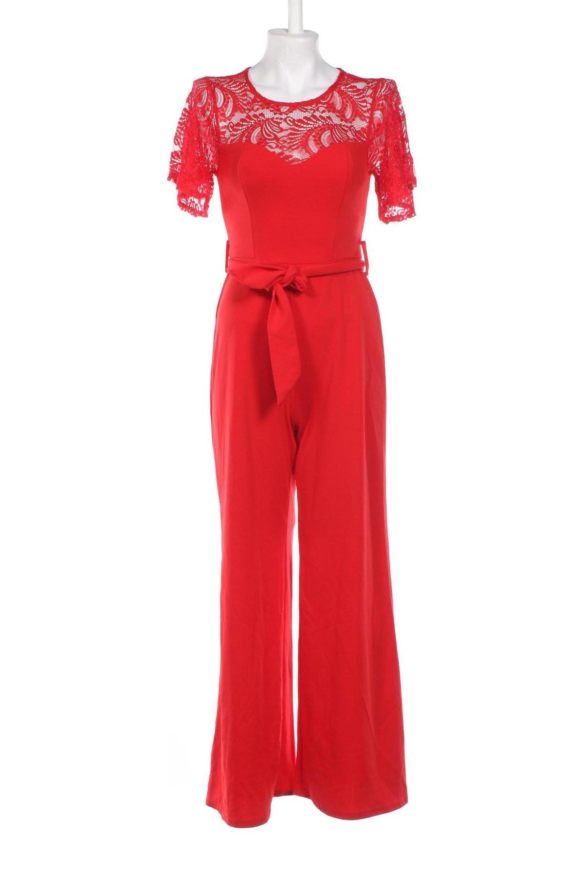 Langer Damen-Overall, Größe M, Farbe Rot, Preis 33,99 €