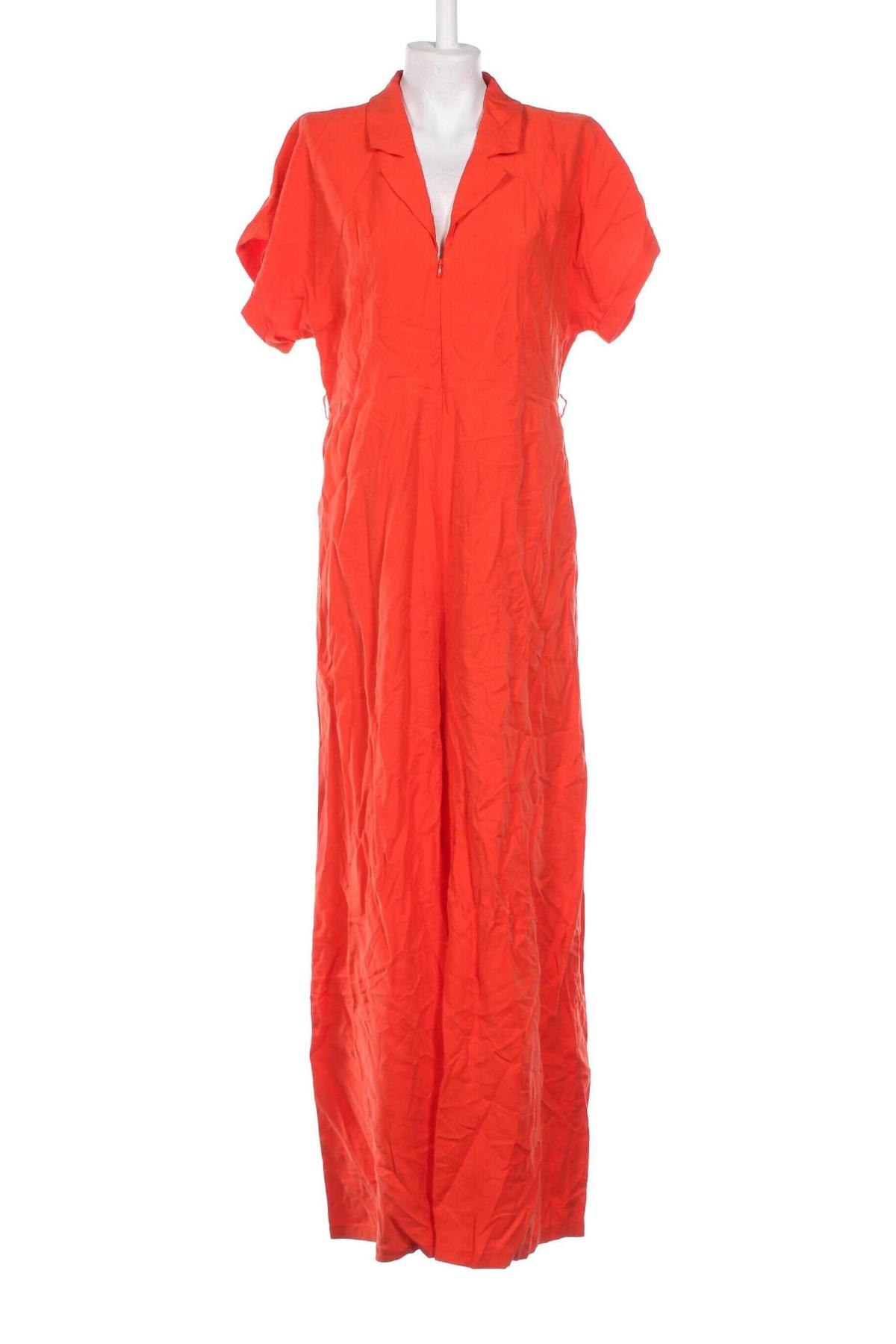 Langer Damen-Overall Hallhuber, Größe L, Farbe Orange, Preis € 37,99