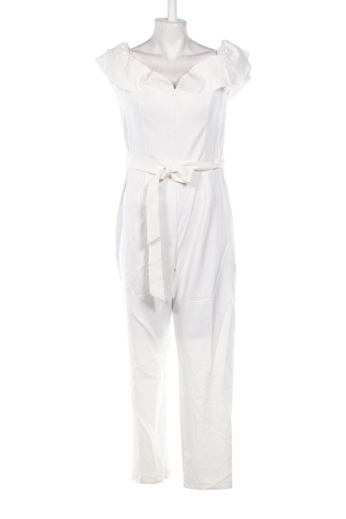 Langer Damen-Overall Miss Selfridge, Größe L, Farbe Ecru, Preis € 39,30