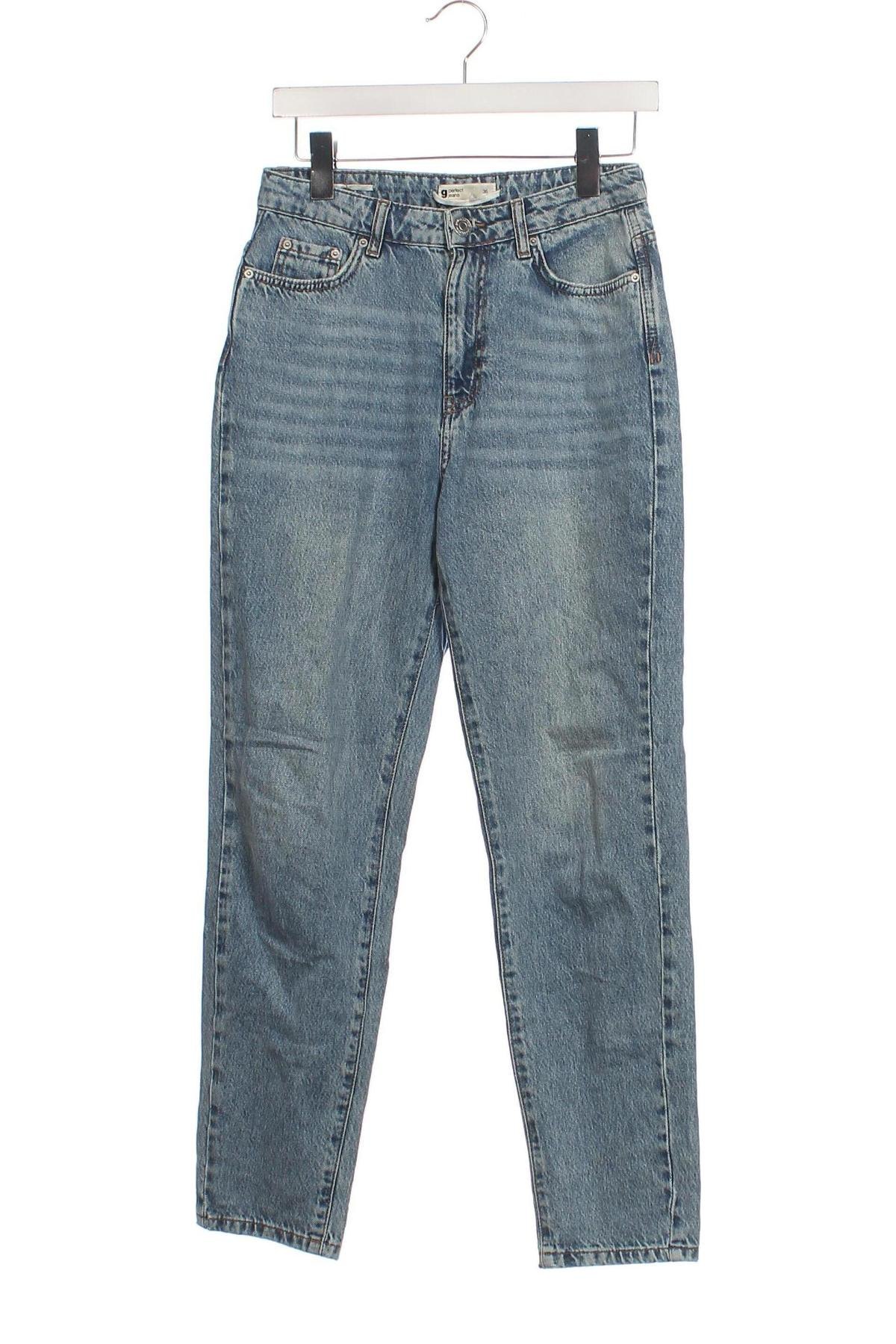 Damskie jeansy Gina Tricot, Rozmiar S, Kolor Niebieski, Cena 54,99 zł