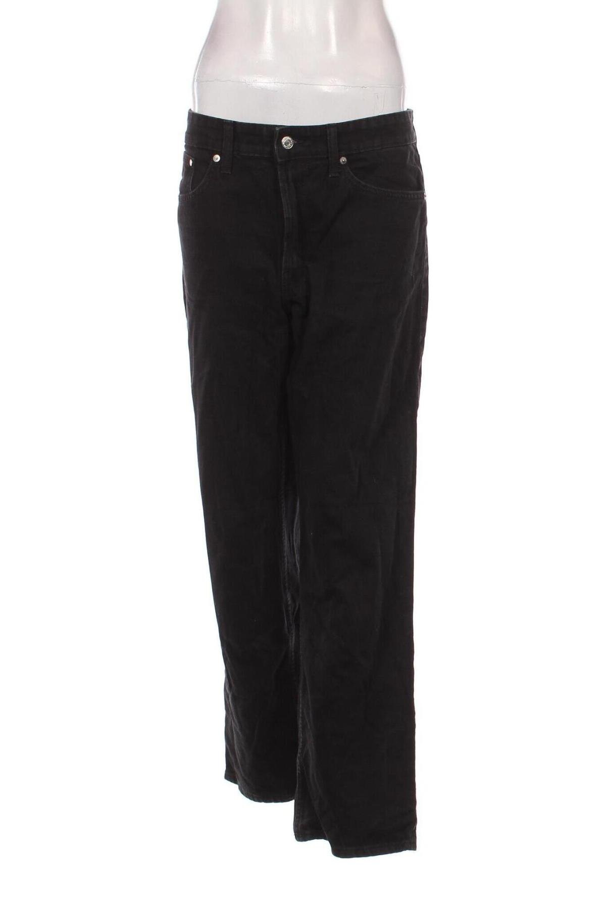 Blugi de femei H&M, Mărime L, Culoare Negru, Preț 45,99 Lei