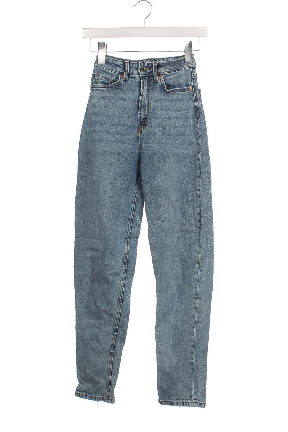 Damskie jeansy H&M Divided, Rozmiar XXS, Kolor Niebieski, Cena 46,99 zł