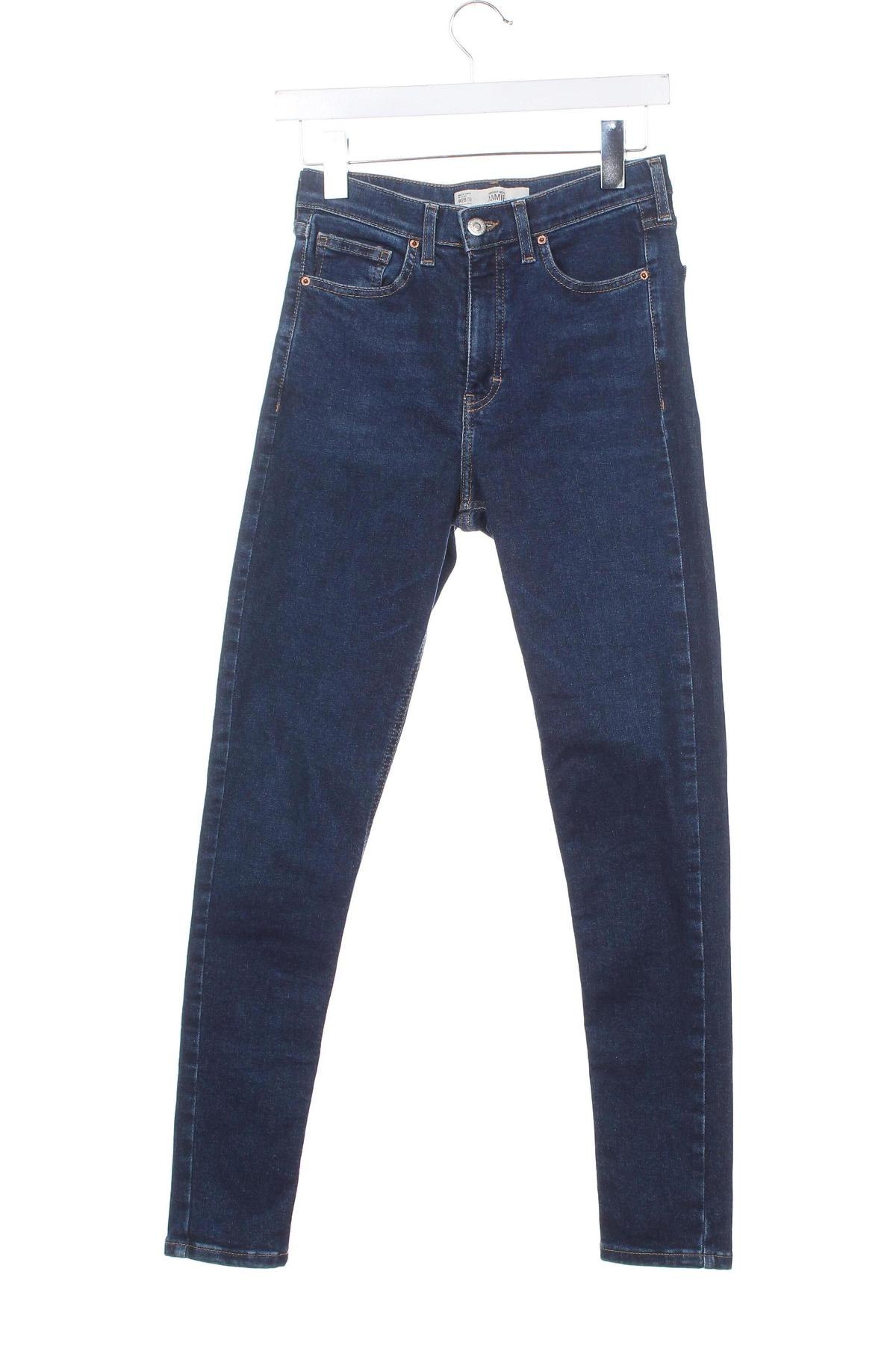 Damen Jeans Topshop Moto, Größe XS, Farbe Blau, Preis € 10,99