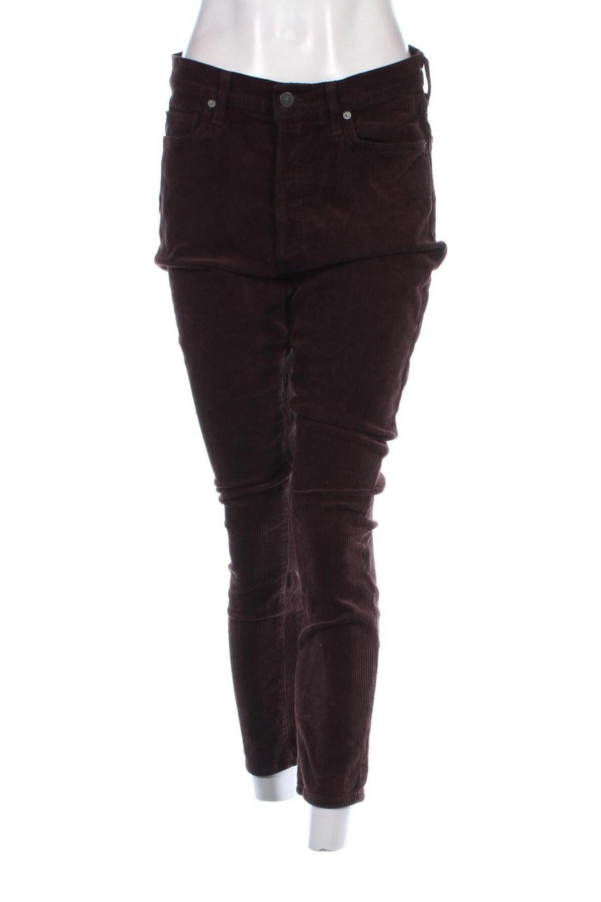 Pantaloni de velvet de femei Citizens Of Humanity, Mărime L, Culoare Maro, Preț 338,99 Lei