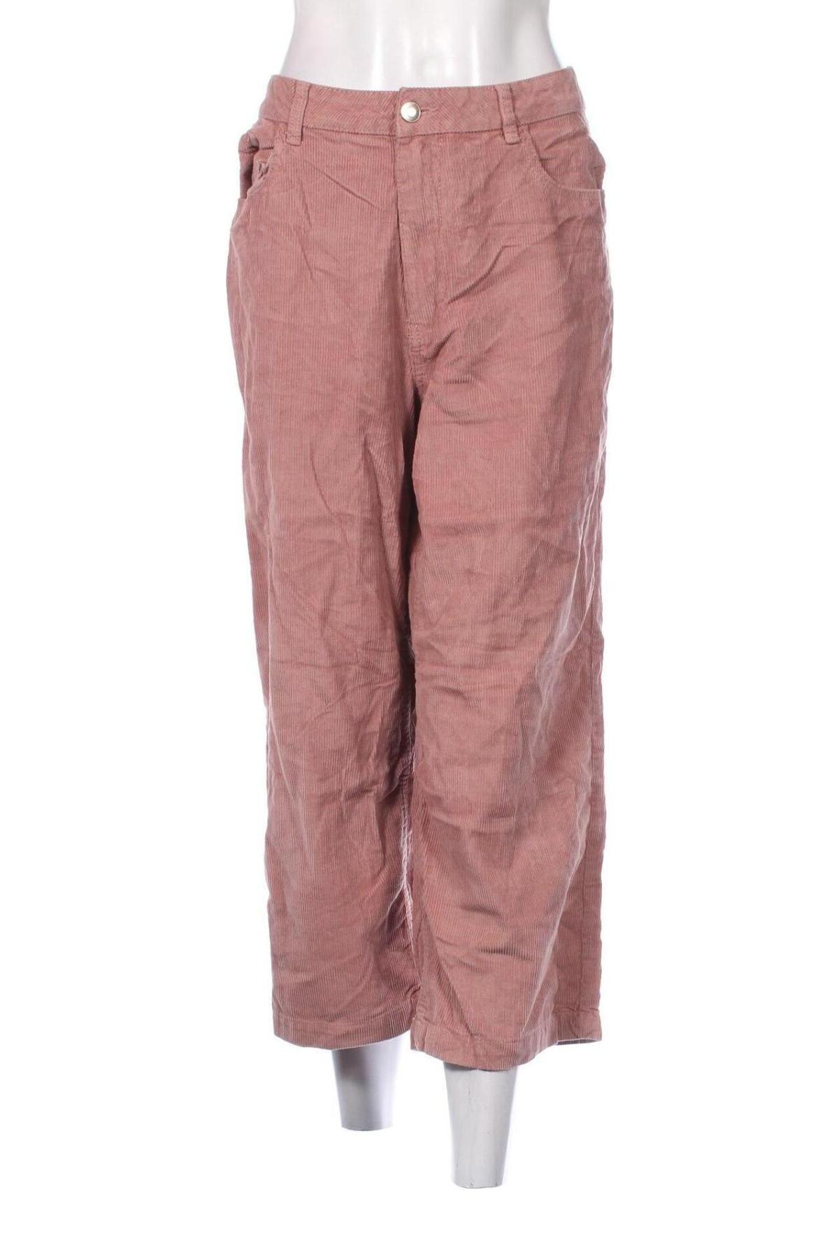 Damen Cordhose Denim Co., Größe XL, Farbe Rosa, Preis 9,49 €