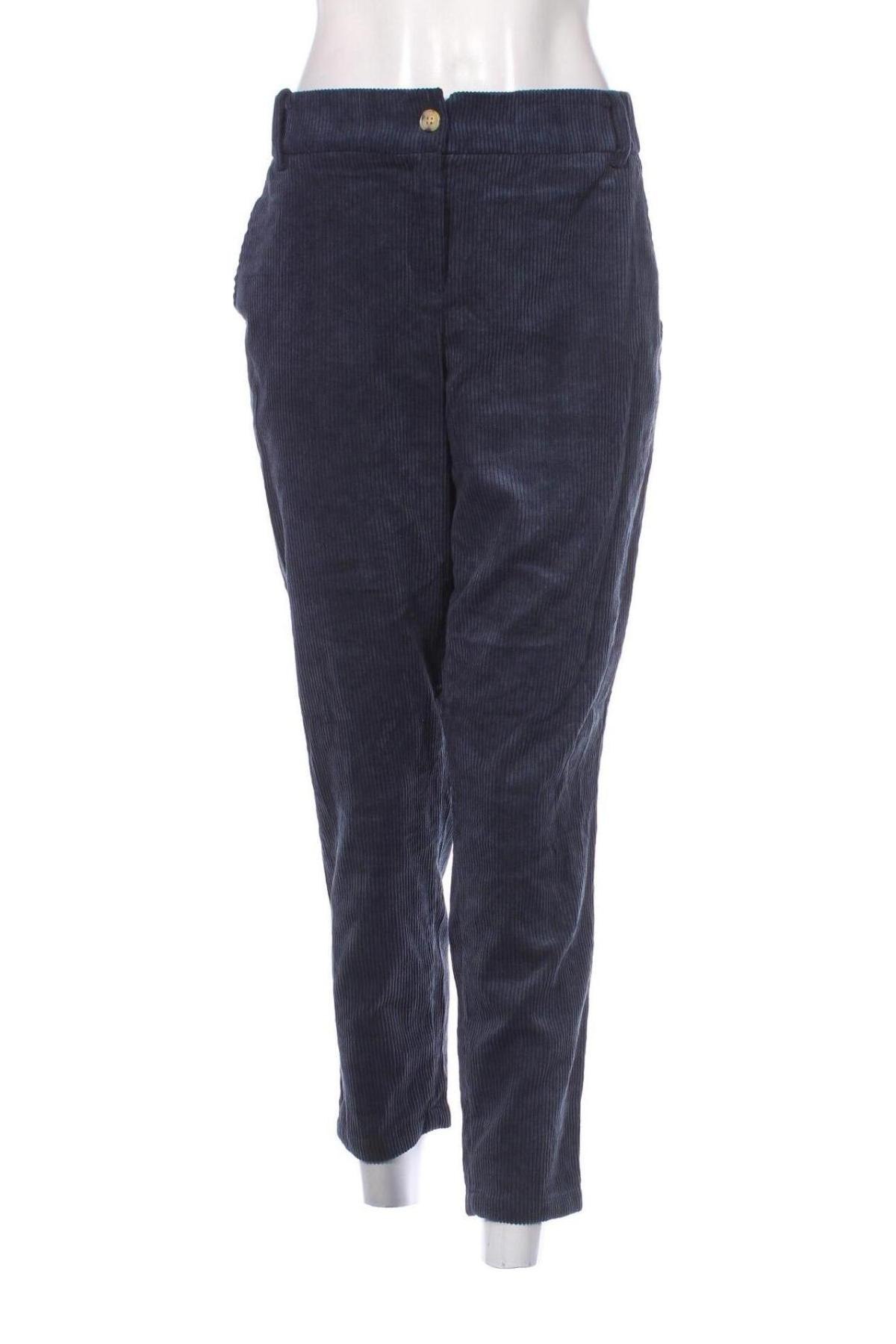 Pantaloni de velvet de femei Esprit, Mărime L, Culoare Albastru, Preț 71,99 Lei